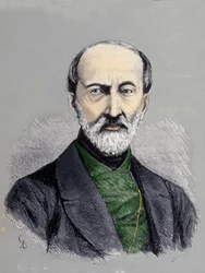 Porträt von Giuseppe Mazzini (1805 oder 1808 - 1872)