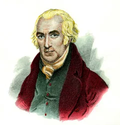 Porträt von James Watt (1736 - 1819), schottischer Ingenieur.