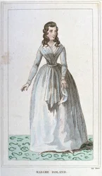 Porträt von Madame Roland, französische Politikerin