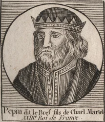 Porträt von Pippin III genannt Pippin der Kurze