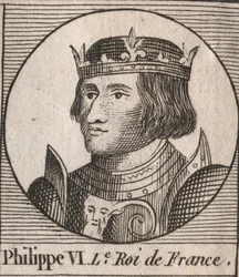 Porträt von Philippe VI von Valois