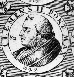 Porträt von Papst Clemens II. (gestorben 1047)