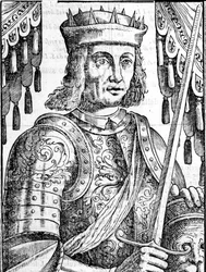 Porträt von Roger II. von Hauteville (Ruggero Altavilla) (1097-1154), Gründer der Monarchie von Sizilien