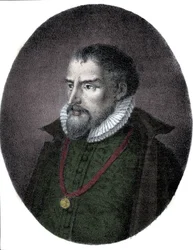 Porträt von Roland de Lassus (Orlandus oder Orlando di Lasso, circa 1531-1594), franko-flämischer Komponist