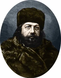 Porträt von Théophile Gautier, französischer Dichter, Romanautor und Kunstkritiker (1811-1872).