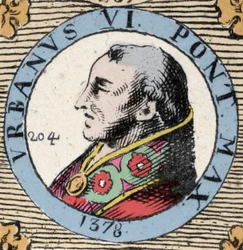 Porträt von Urban VI (Bartolemeo Prignano)