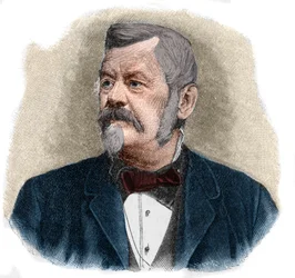Porträt von Wilhelm Jordan (1842-1899), deutscher Geodät.