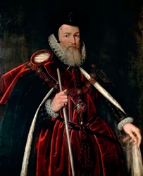 Porträt von William Cecil Baron Burghley