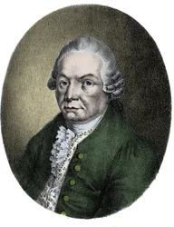 Porträt des deutschen Komponisten Carl Philipp Emanuel Bach (1714-1788)