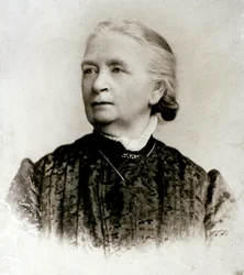 Porträt der englischen Schriftstellerin Jessie White Mario (1832-1906), Krankenschwester während der Feldzüge von Giuseppe Garibaldi, Ehefrau des italienischen Patrioten Alberto Mario