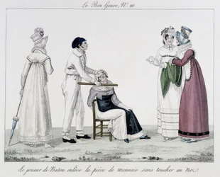 Saltimbanque: Der Stockspieler - in "The good genre", Anfang des 19. Jahrhunderts