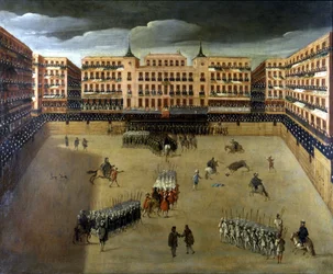 Szene einer Corrida in Madrid