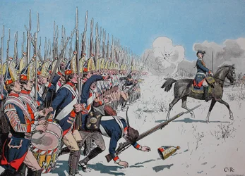 Siebenjähriger Krieg, zwischen 1756 und 1763, Schlacht von Leuthen, 4. Dezember 1757, preußische Truppen