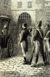Die Kartause von Parma von Stendhal. Gravur aus dem 19. Jahrhundert
