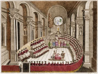 Das ökumenische Konzil von Trient. Das Konzil von Trient ist das 19. ökumenische Konzil, das von der römisch-katholischen Kirche anerkannt wird. Es wurde 1542 von Papst Paul III. einberufen, als Antwort auf die von Martin Luther im Rahmen der protestantisc