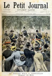 Der Zola-Prozess in Versailles - in „Le Petite Journal“ vom 31.07.1898