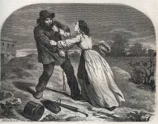 Der Mörder des guten Martin Dumollard (1810-1862), Serienmörder des 19. Jahrhunderts, im Ain
