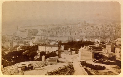 Die Stadt Marseille und ihre Umgebung um 1885-1890