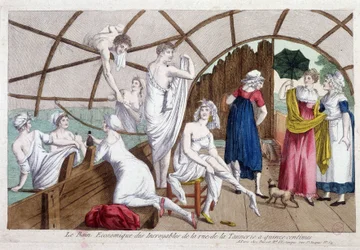 Das wirtschaftliche Bad des Unglaublichen (15 Cent), rue de la tannerie, frühes 19. Jahrhundert, Carnavalet