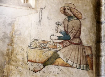 Die Prägung der Währung