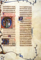 Thomas Becket, 90, 028r: Antrag auf Genehmigung bei der Stadtbibliothek Toulouse (Tel.: 05 62 27 66 66)