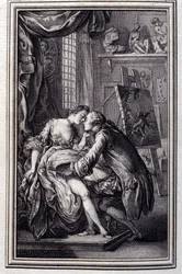 Der Tisch - in „Erzählungen und neue Verse“ von Jean La Fontaine, 1762