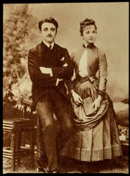 Georges und Jeanne Hugo (Enkelkinder von Victor Hugo)