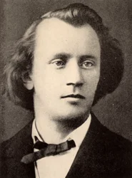Johannes Brahms (1833-1897) deutscher Komponist, Halbton 1866