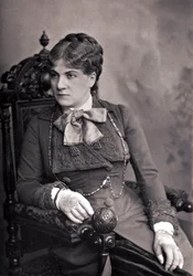 Mme Alix-Marie PASCA (1836-1906) - Porträt von Alix Pasca (1835-1914), französische Komödiantin. Fotografie Ende des 19. Jahrhunderts