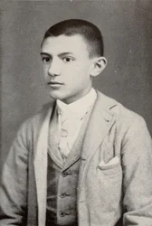 Pablo Picasso im Jahr 1896 (15 Jahre alt) - aus „Picasso, iconographic documents“ von Sabartes