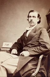 Porträt von Allan Foli, ca. 1860 (s/w Foto)