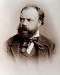 Porträt von Antonin Dvorak (1841-1901) englischer Komponist