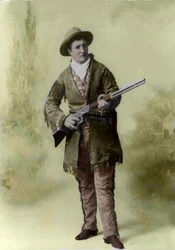 Porträt von Calamity Jane (1852-1903) (Martha Canary 1852-1903) im Jahr 1895.