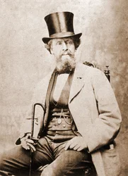 Porträt von Charles Dickens (1812-1870), englischer Schriftsteller um 1855