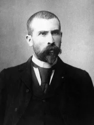 Porträt von Emile Roux (1853-1933), französischer Arzt und Biologe.