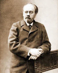Porträt von Emile Zola (1840 - 1902), französischer Schriftsteller