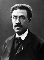 Porträt von Emmanuel Fremiet (1824-1910), französischer Bildhauer.