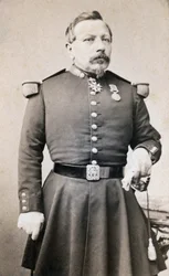 Porträt von General Plombin, Fotografie aus dem 19. Jahrhundert