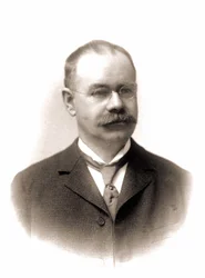 Porträt von Hermann Hollerith (1860-1929), amerikanischer Statistiker