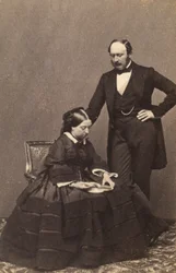 Porträt von Königin Victoria von England und Prinzgemahl Albert von Sachsen-Coburg-Gotha