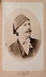 Porträt des italienischen Dirigenten, Kontrabassisten und Komponisten Giovanni Bottesini