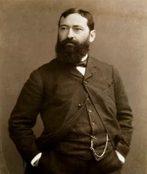 Porträt des italienischen Malers Giuseppe De Nittis (1846-1884) Fotografie
