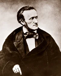 RICHARD WAGNER (1813-1883) Deutscher Komponist - Foto-Porträt
