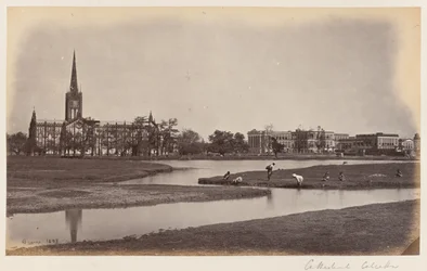 Die Kathedrale und der Bischofspalast Kalkutta