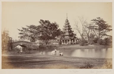 Ansicht der Eden Gardens, Kalkutta