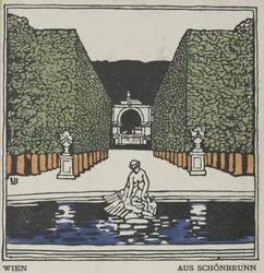Wien: Von Schönbrunn, 1908
