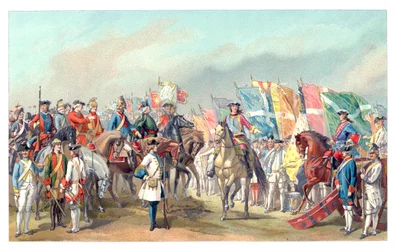 Kostüme der französischen Armee, 1885