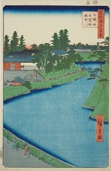 Benkei-Graben von Soto-Sakurada nach Kojimachi, Nr. 54 aus der Serie "Hundert berühmte Ansichten von Edo"