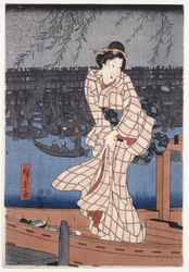 Abend am Sumida-Fluss