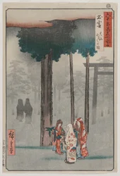 Hotohoto-Festival am Izumo-Grand-Schrein..., 1853